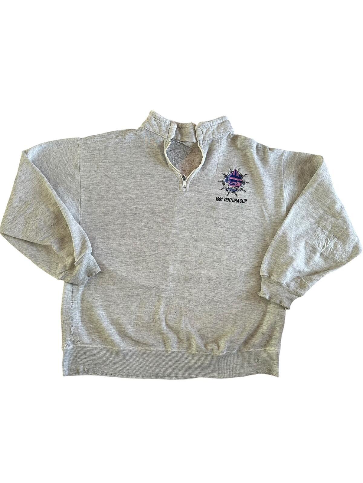 Vintage 1991 Ventura Cup Distressed Sweatshirt